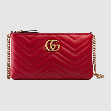 gucci mini chain bag red|replacement chain for gucci bag.